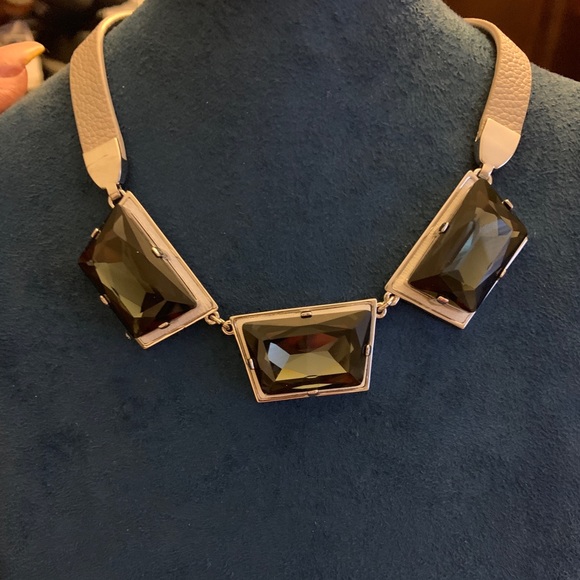 henri bendel Jewelry - Henri Bendel Stone statement necklace leather NWT henri bendel Jewelry - Henri Bendel Stone statement necklace leather NWT